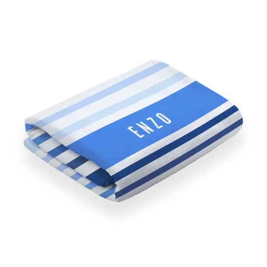 Personalized beach towel